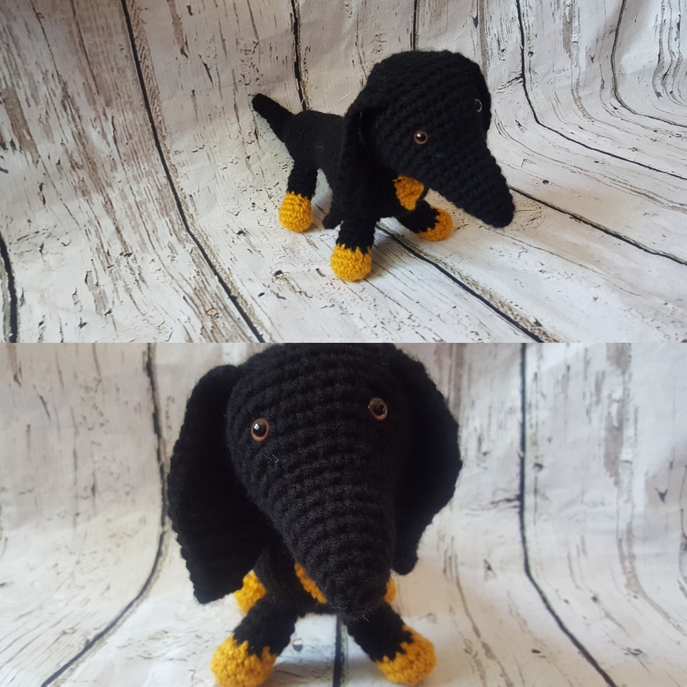 Dachshund crochet Amigurumi